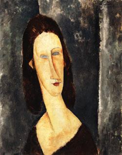 Amedeo Modigliani Blue Eyes ( Portrait of Madame Jeanne Hebuterne ) oil painting picture